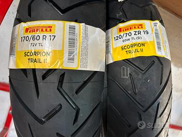 Pirelli scorpion trail II 120/70 19 170/60 17