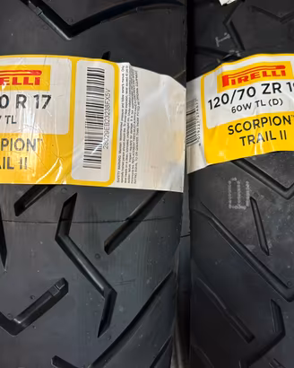 Pirelli scorpion trail II 120/70 19 170/60 17