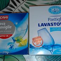 Pastiglie tabs lavastoviglie vari marchi 