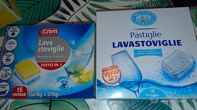 Pastiglie tabs lavastoviglie vari marchi 