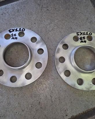 2 Distanziali H&R 5x110 Da 14MM Per Alfa - Opel