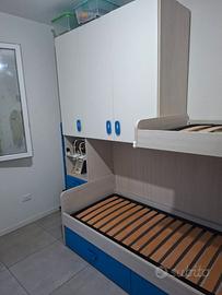 Cameretta 2 letti con soppalco