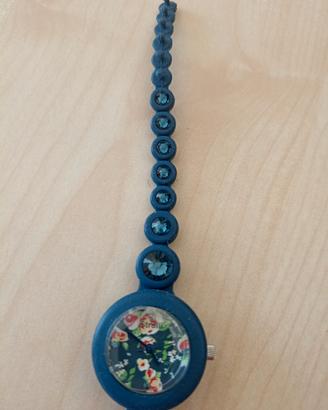 Orologio da donna Stroili in silicone blu e strass