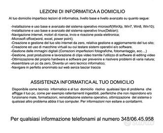 Insegnante e Docente in Informatica