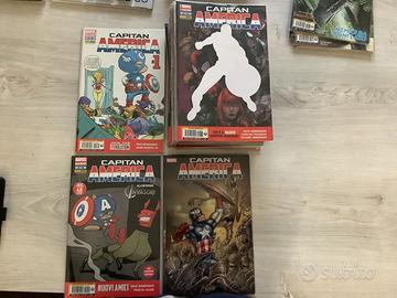 Lotto fumetti capitan America con variant miste
