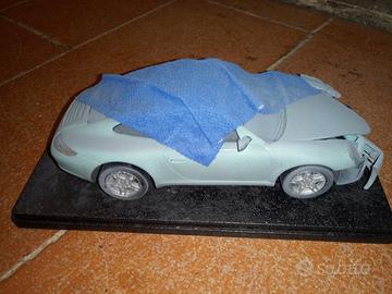 Porsche 911 incidentata diorama