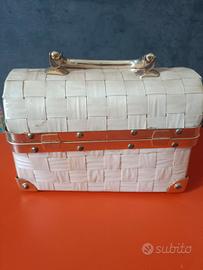 Borsa bauletto vintage originale anni 50/60 vinile