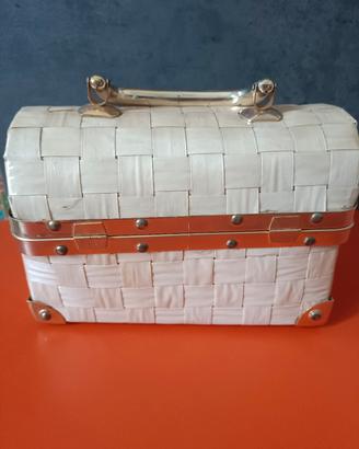 Borsa bauletto vintage originale anni 50/60 vinile