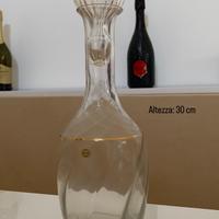 Caraffa decanter in cristallo al piombo