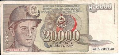 Banconota ex Jugoslavia