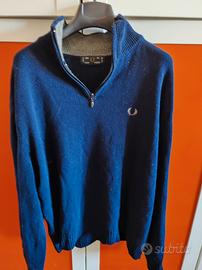 Maglione Fred Perry 70% Cashmere – Half Zip – XL