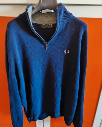 Maglione Fred Perry 70% Cashmere – Half Zip – XL