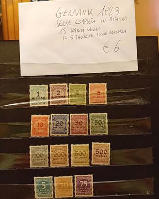 Germania francobolli periodi diversi 