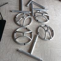 Alluminio global truss T e basi tonde