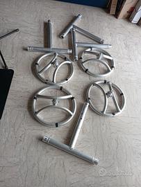 Alluminio global truss T e basi tonde