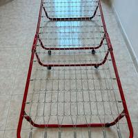 Rete letto Singolo pieghevole e trasportabile