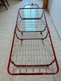 Rete letto Singolo pieghevole e trasportabile