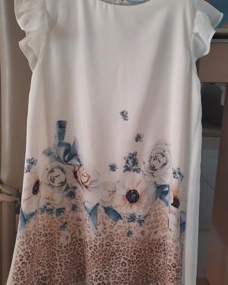 Vestito elegante cerimonia estate bambina 5anni