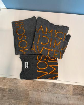 Completo 3 pezzi Moschino -Tuta e maglietta-8 anni