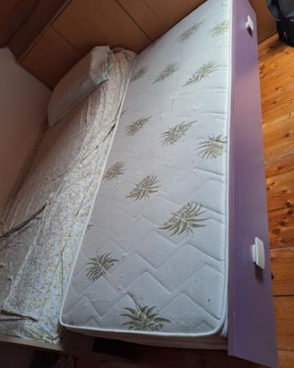 Letto singolo con letto estraibile