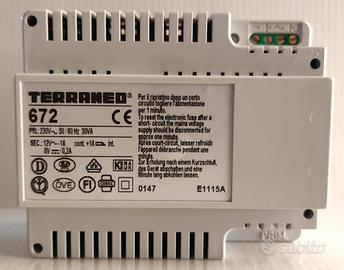Alimentatore Terraneo BTicino 220V Citofono Tersys