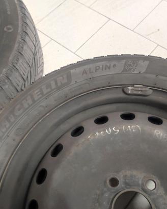 Cerchi in ferro da 16 + gomme termiche Michelin