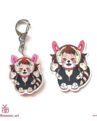 Ochaco portachiavi e/o adesivo My Hero Academia