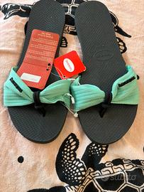 Havaianas St Tropez nero/menta 39/40