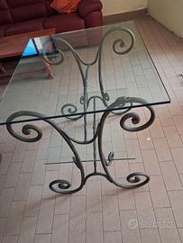 Tavolino ferro battuto 