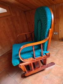 Poltrona a dondolo in legno - Glider