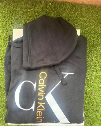 felpa uomo Calvin Klein tg M nera nuova