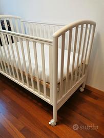 Lettino Ciak Pali Bianco con KIT Doppia Altezza