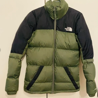 Giacca-Piumino North Face nero e verde