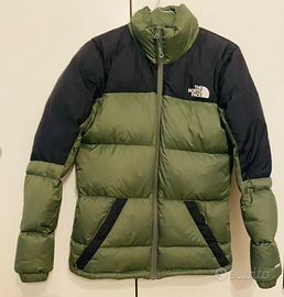 Giacca-Piumino North Face nero e verde