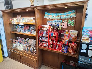 Mobile legno per edicola ricevitoria 