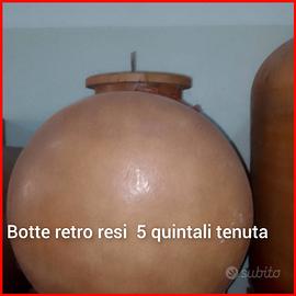 botti in vetroresina