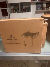 Luckfaith Sedile Doccia Pieghevole | Carico 158kg