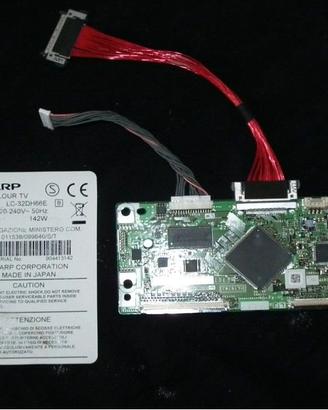 ricambi sharp aquos lcd color tv lc-32 th66e