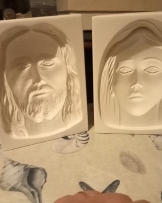 sculture in gesso 