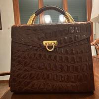 Borsa MaxMara in coccodrillo