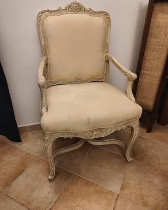 poltrona/sedia antichizzata