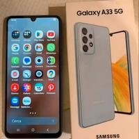 samsung galaxy A33 azzurro