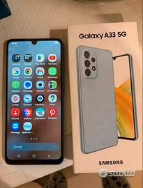 samsung galaxy A33 azzurro