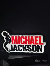Lampada LED Michael Jackson – Lightbox 3D