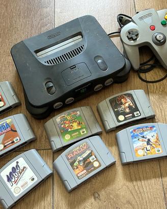 Nintendo 64 con 8 giochi