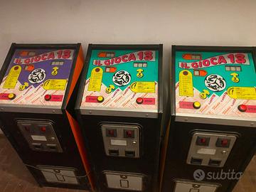 3 Cabinati vintage “IL GIOCA 13” anni ’80/’90