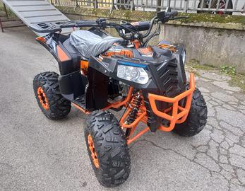 NUOVO QUAD COMMANDER 125cc RUOTA 8 NERO/ARANCIO