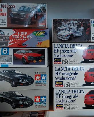 Kit 1/24 rally tamiya hasegawa modeler's  ecc.
