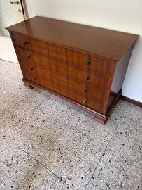 Cassettiera in legno massello vintage