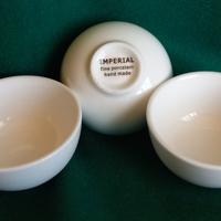 TOGNANA e IMPERIAL ciotole in ceramica bianca